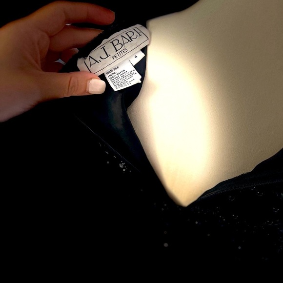 A.J. Bari Black Sequin Mini Dress✨ Retail $480 - Picture 13 of 16